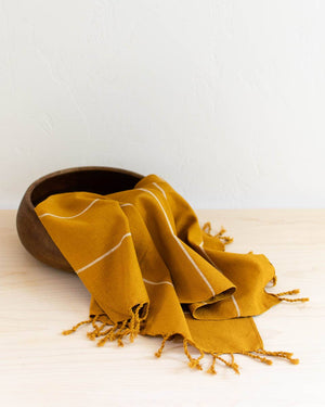 Oversized Tea Towel - Mustard