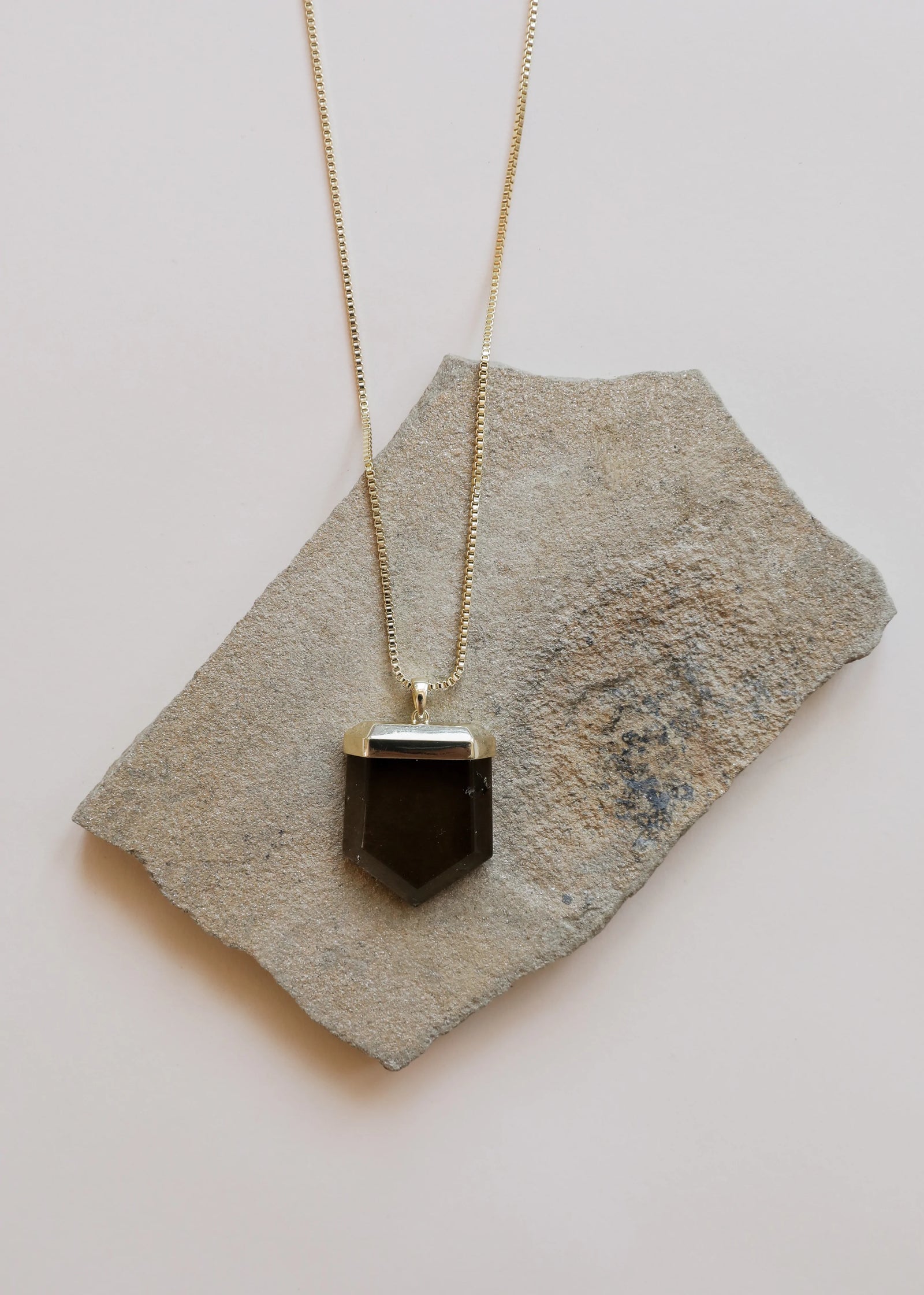 Smokey Quartz Pendant Necklace
