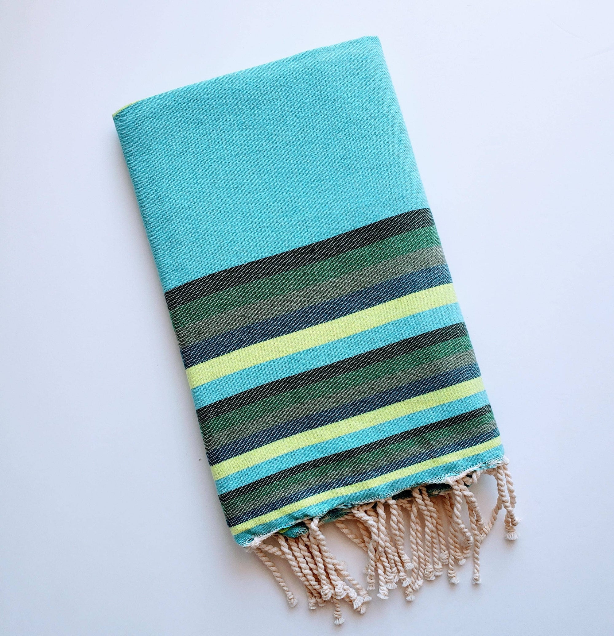 Beach Towel Fouta- Ocean Blue-Green