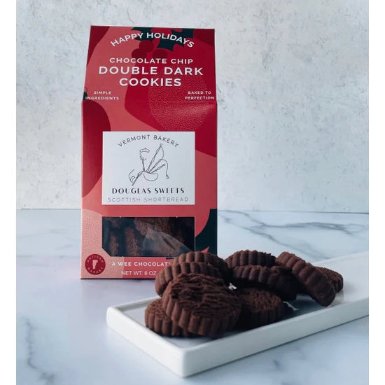 Holiday Double Dark Chocolate Chip Cookies