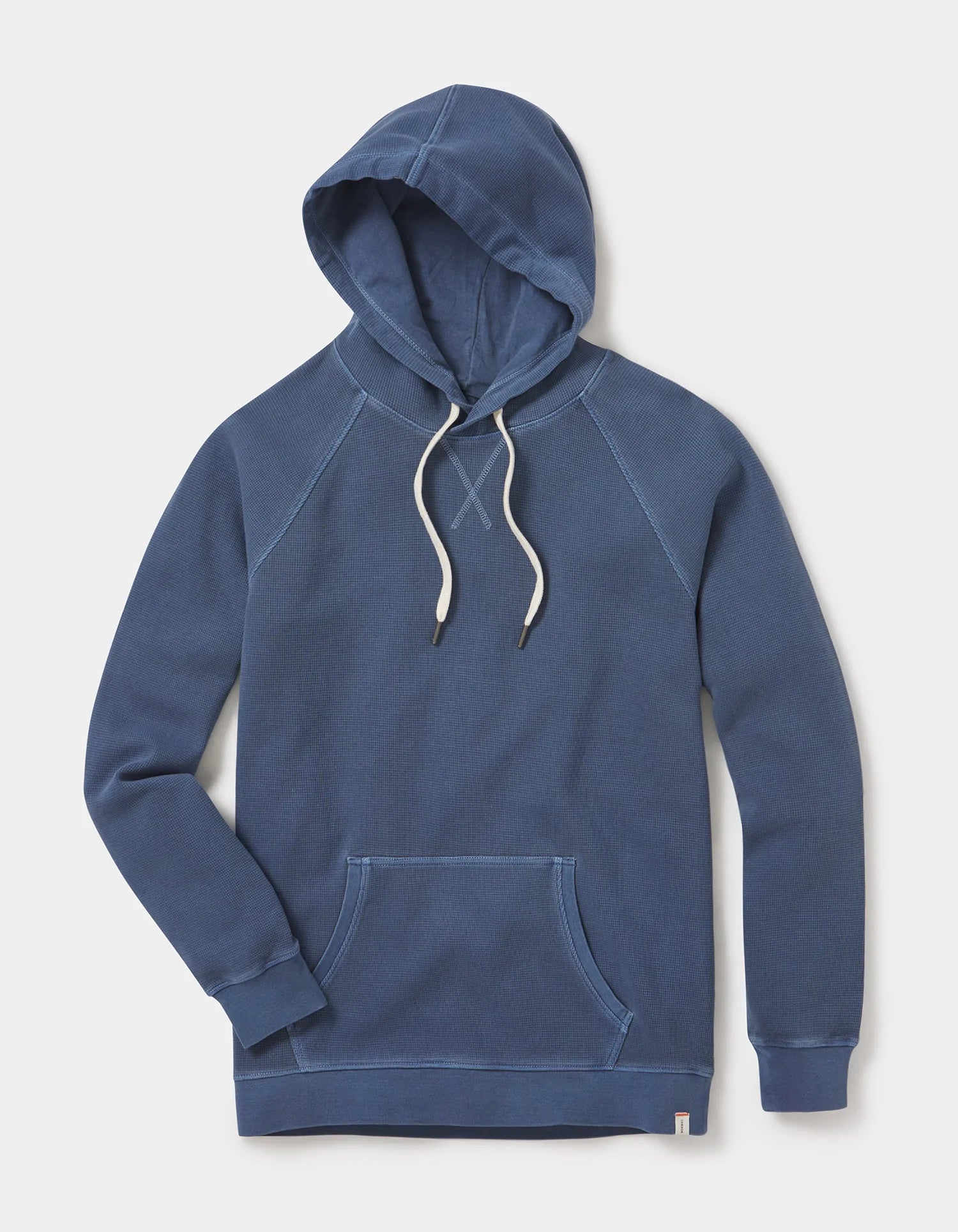 Vintage Thermal Hoodie - Vintage Blue