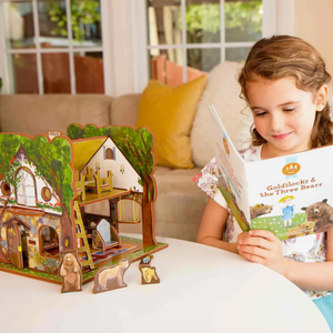 Goldilocks and the Three Bears Play Set & Book