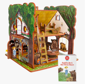 Goldilocks and the Three Bears Play Set & Book