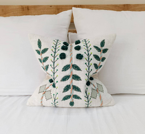 Leaf Pillow  - Deep Green