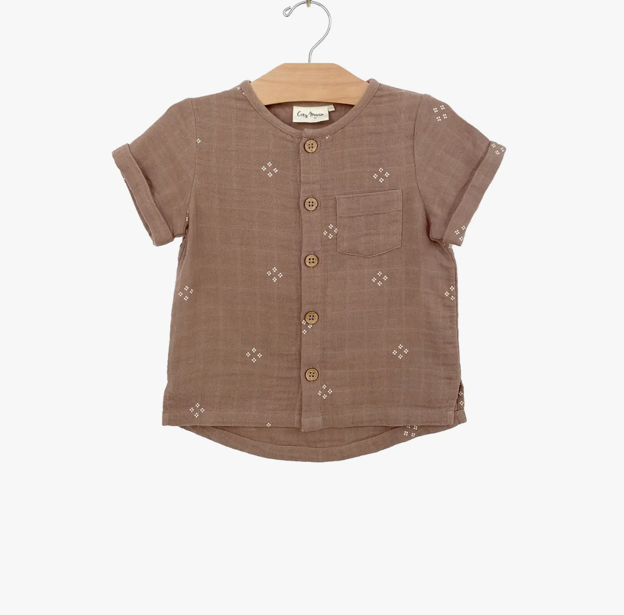 Button Up Muslin Shirt - Machiatto