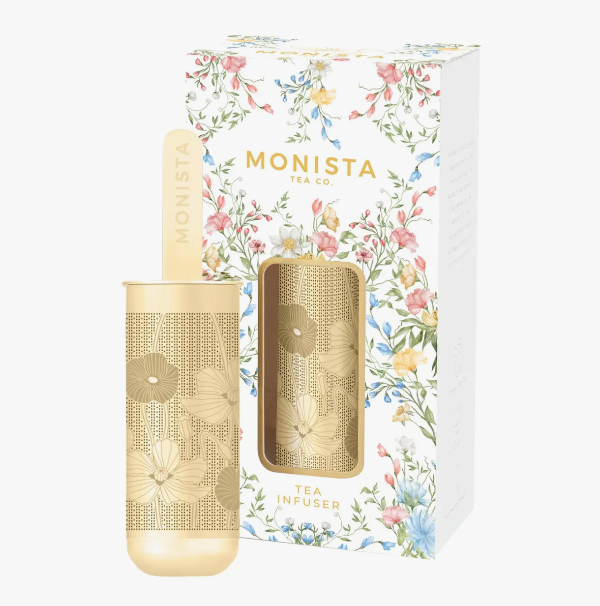 Floral Gold Tea Infuser