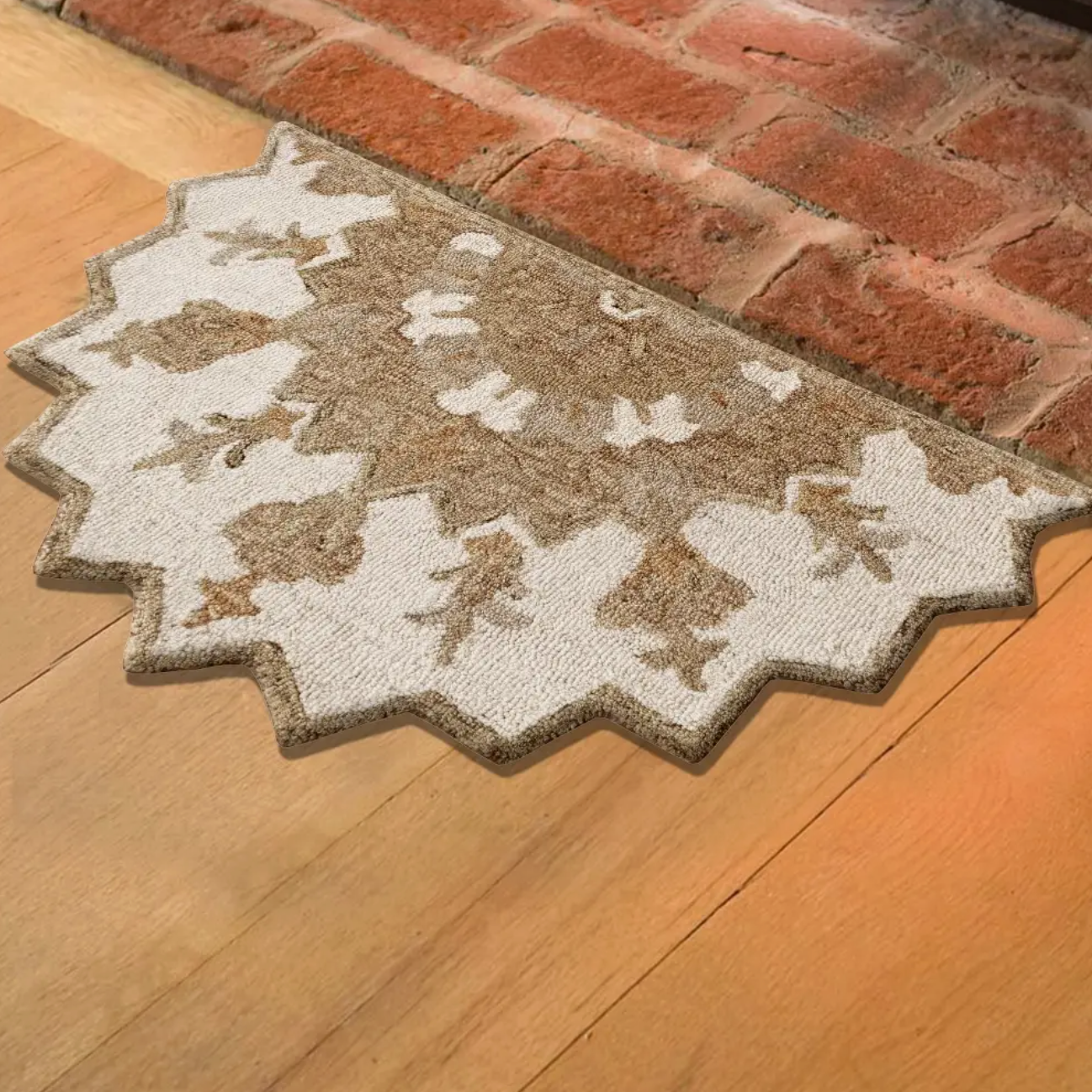 Beatrice Hearth Rug - Natural
