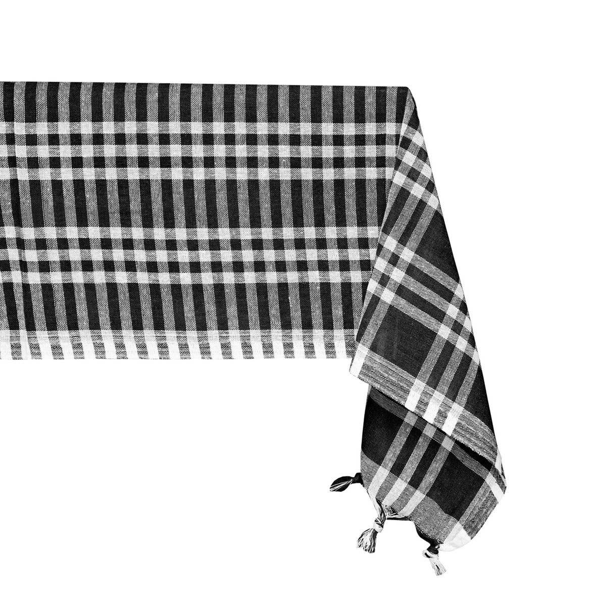 Farmhouse Table Cloth- Black