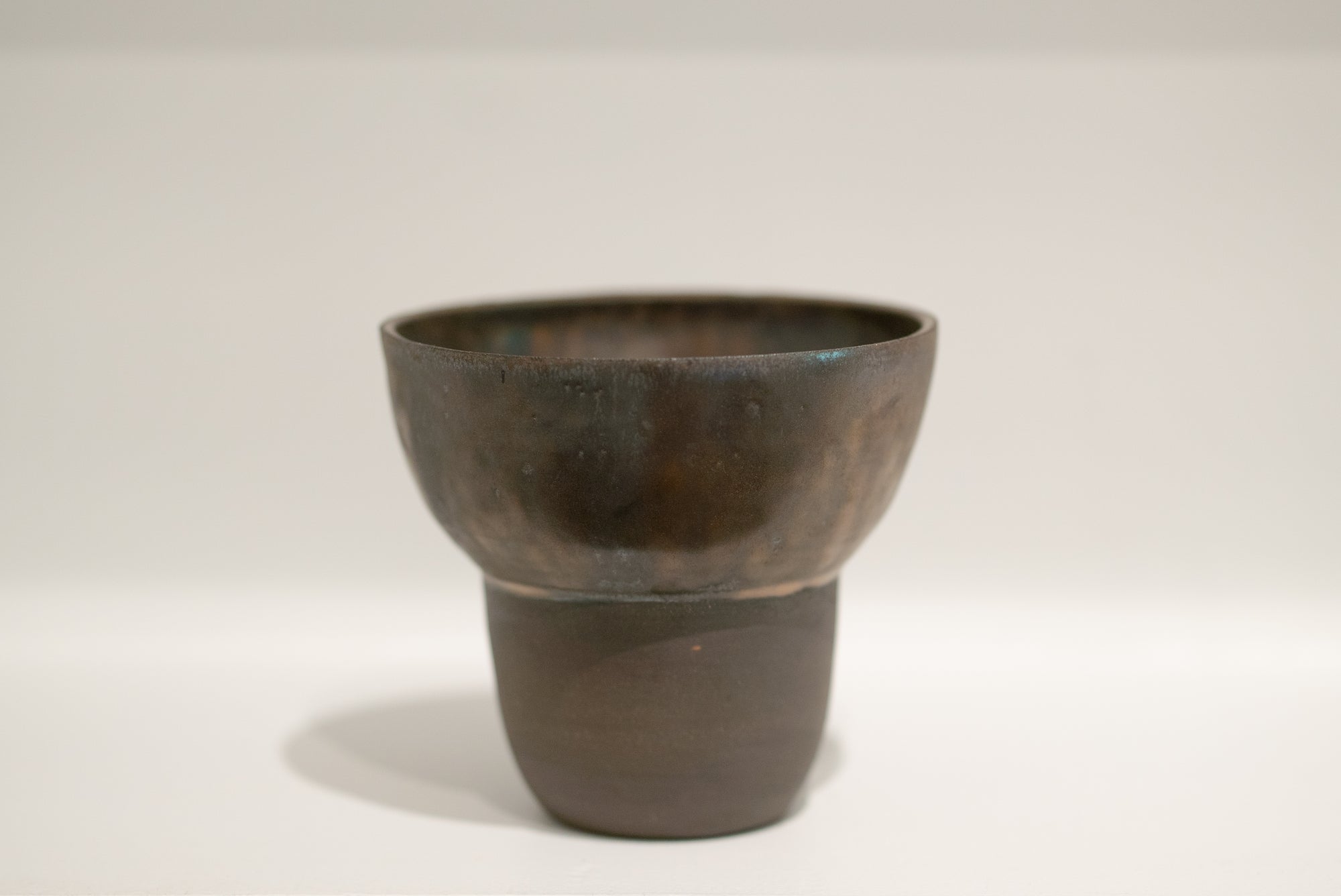 Alexis Tellefsen Wide Rim Metallic Vase
