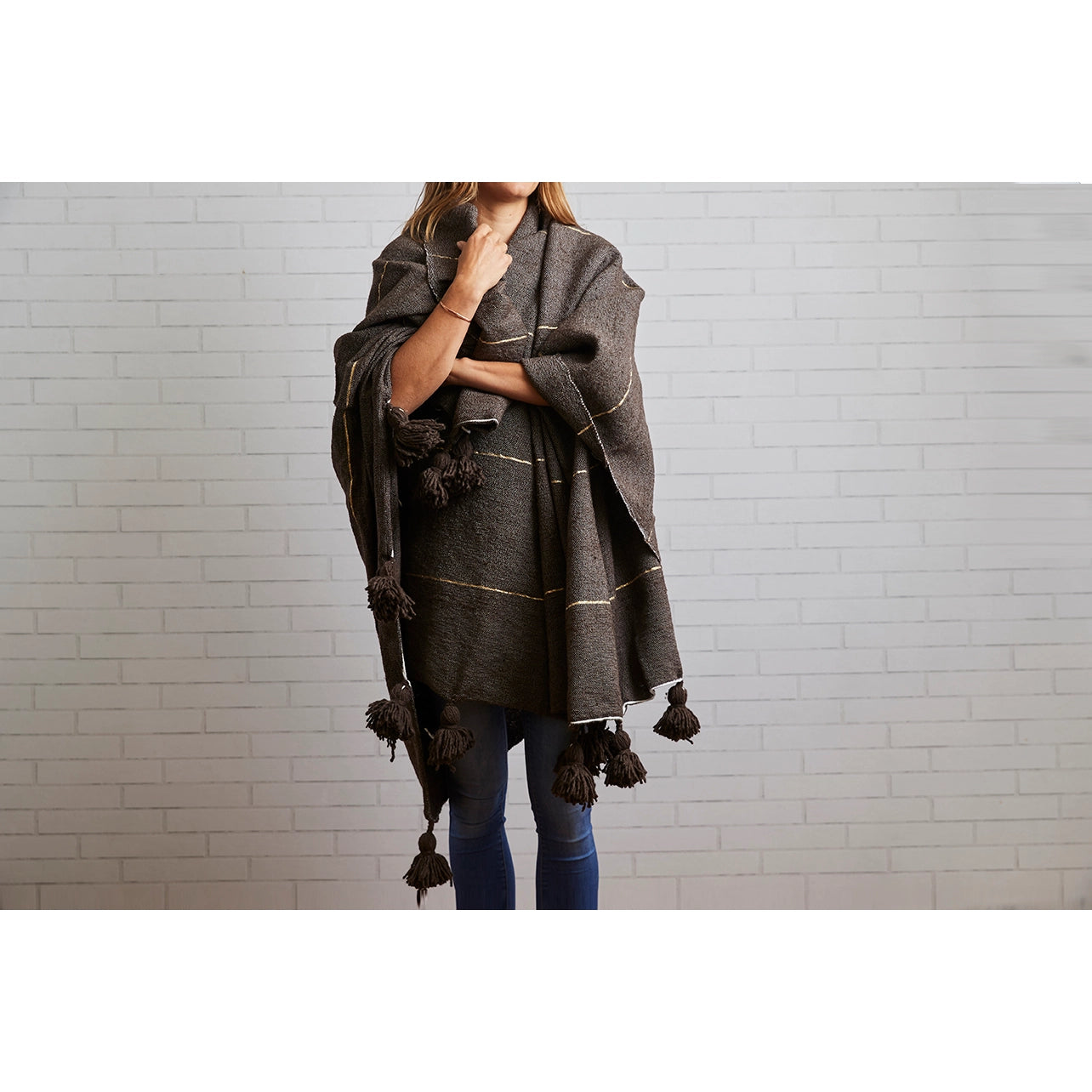 Moroccan Blanket - Brown