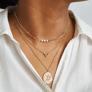 Gold Medallion Necklace