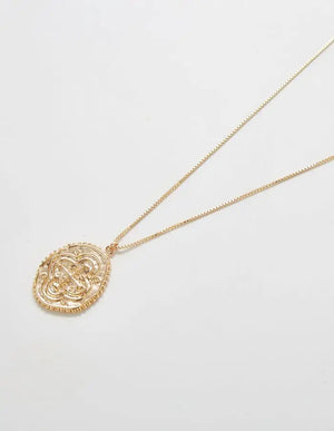 Gold Medallion Necklace