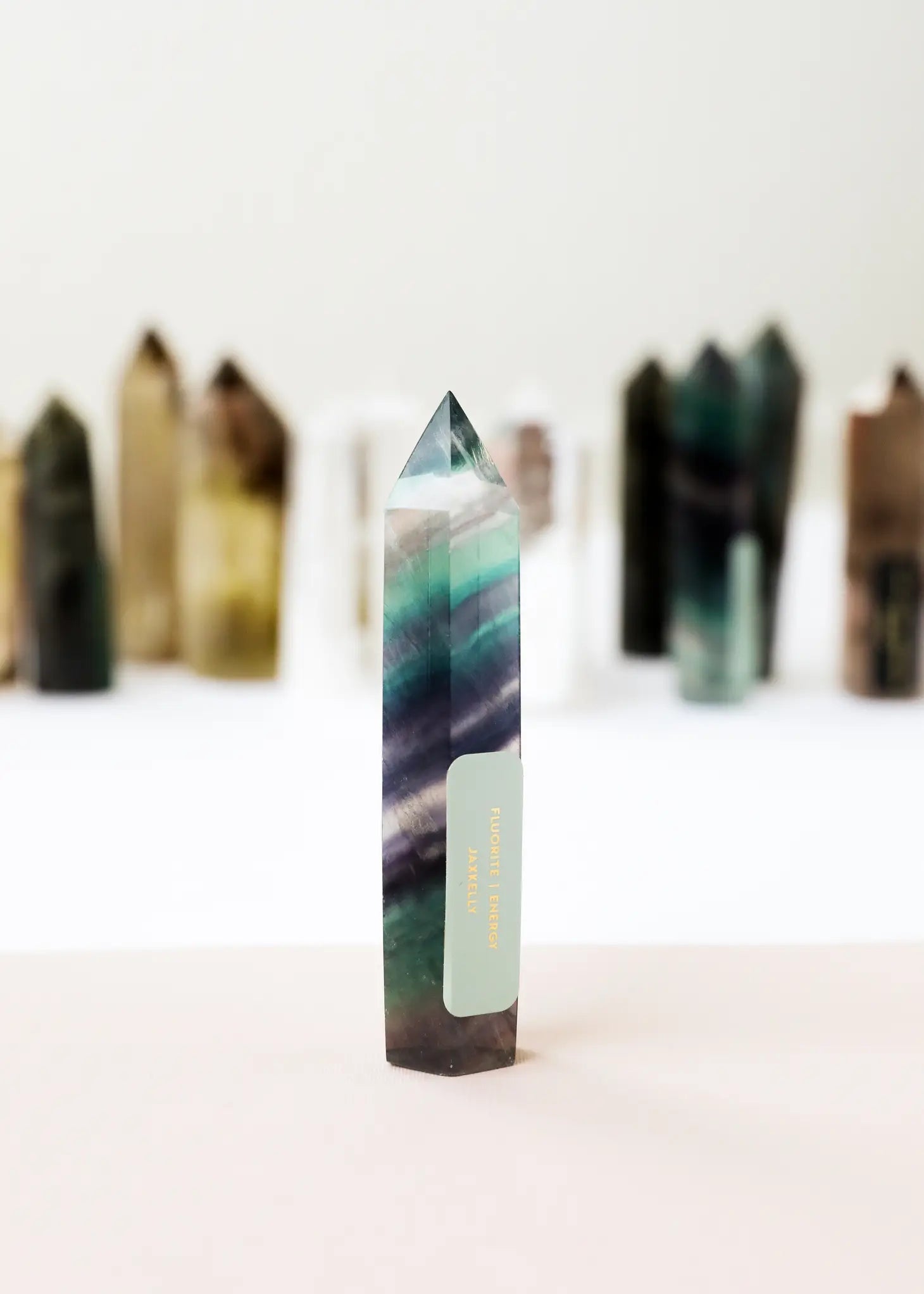 Crystal Point - Fluorite "Energy"