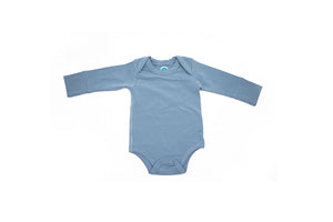 Long Sleeved Onesie - Misty Blue