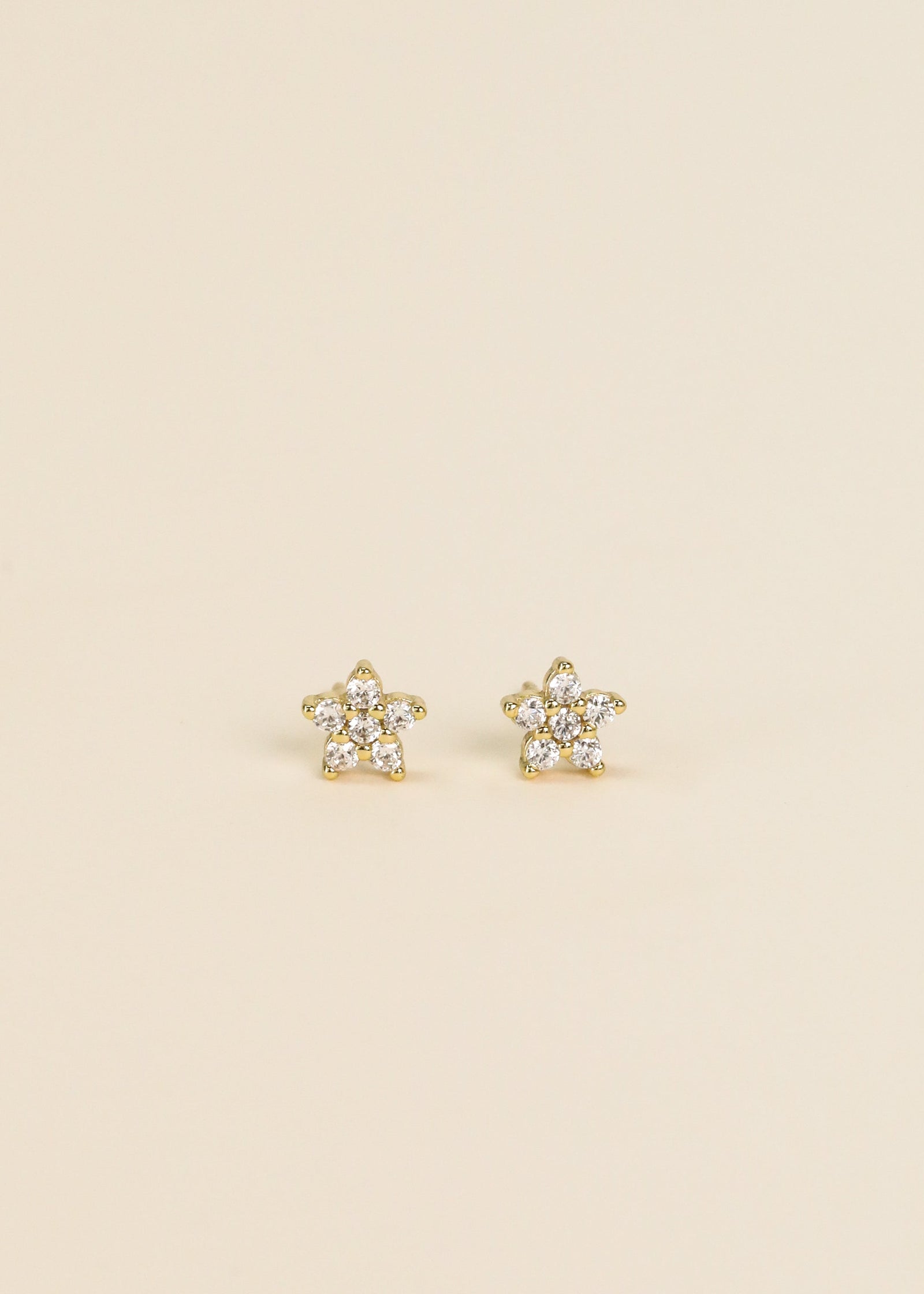 Pavé Stud - Flower