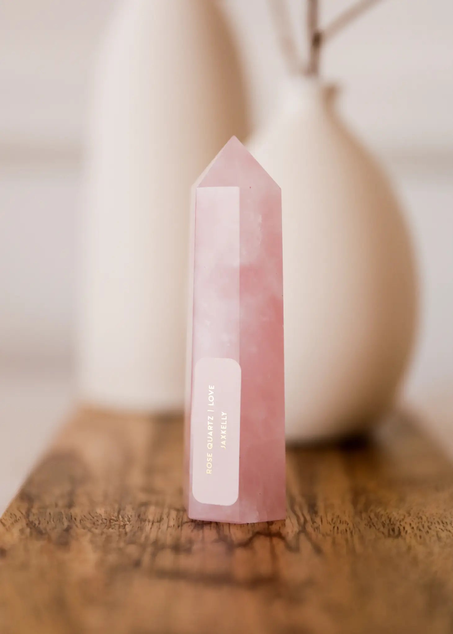 Crystal Point - Rose Quartz "Love"