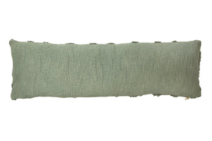 Snow Tufted XL Lumbar Pillow - Sage