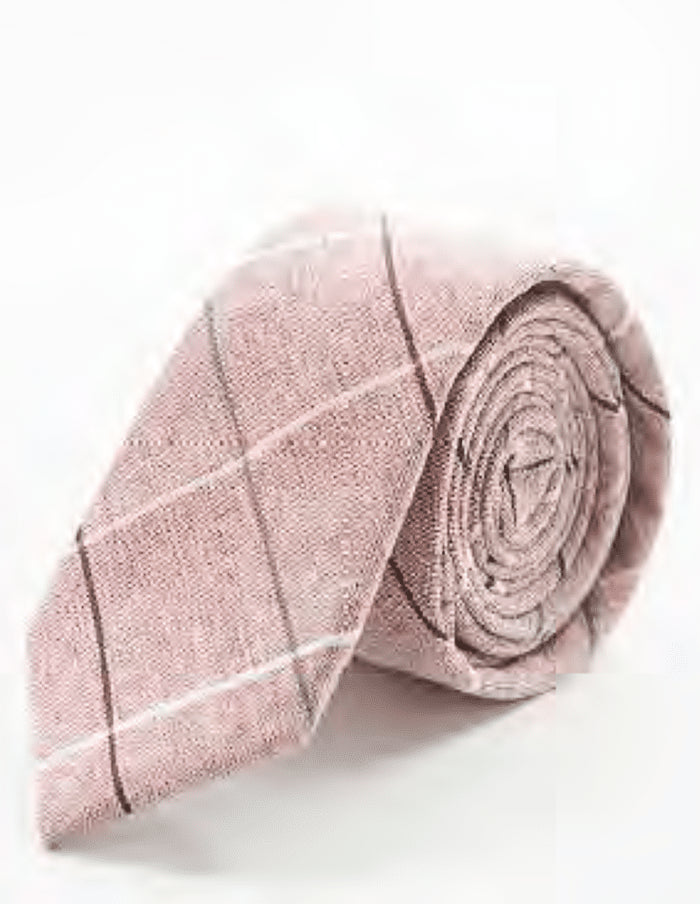 Rose Patterned Skinny Tie